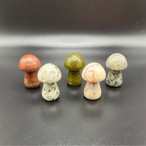 5pc Crystal Mushies